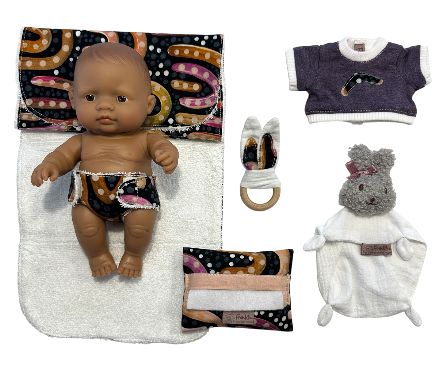 Newborn Essentials Set - 21cm Miniland Doll
