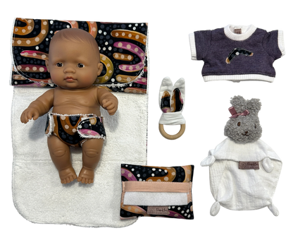 Newborn Essentials Set - 21cm Miniland Doll