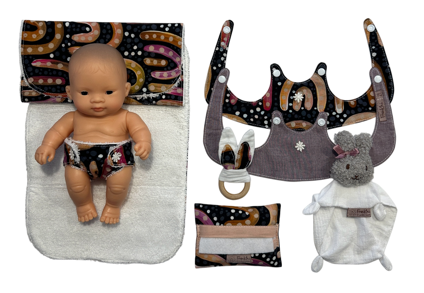 Newborn Essentials Set - 21cm Miniland Doll