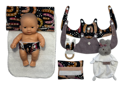 Newborn Essentials Set - 21cm Miniland Doll