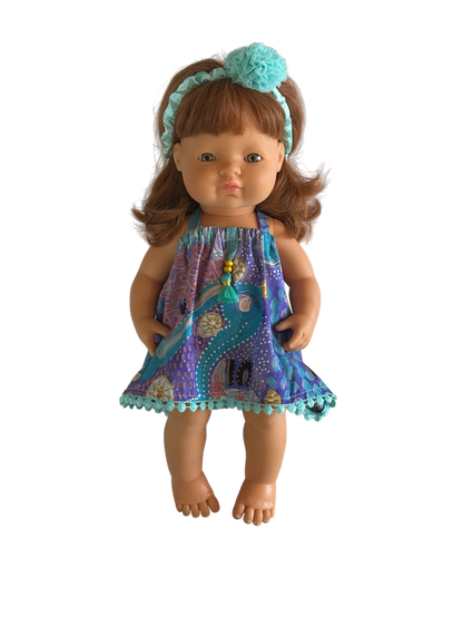 Boho Halter Neck Boogle Jarjums Dress