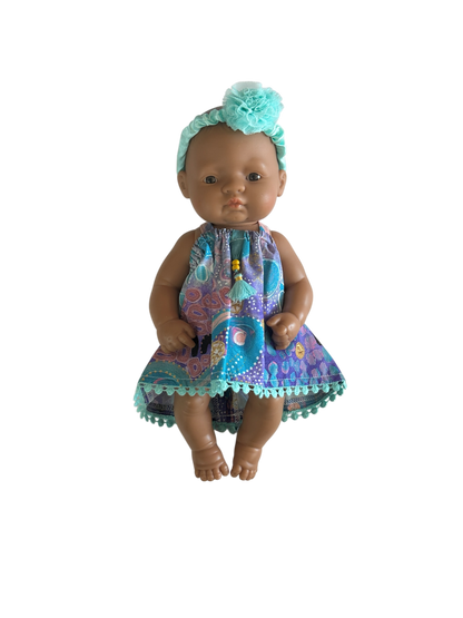 Boho Halter Neck Boogle Jarjums Dress