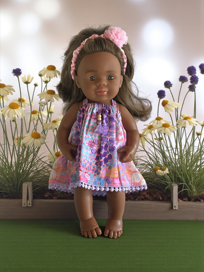 Boho Halter Neck Romance Dress