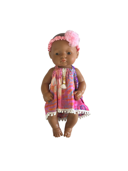 Boho Halter Neck Romance Dress