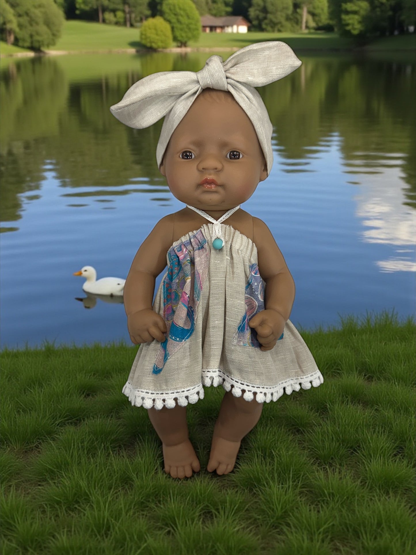 Boho Halter Neck Gypsy Dress