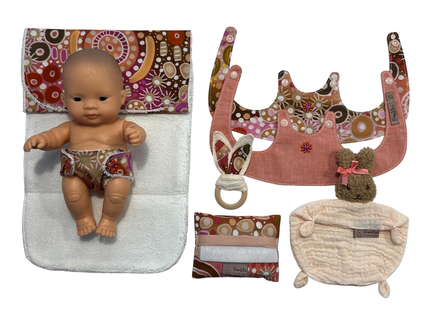 Newborn Essentials Set - 21cm Miniland Doll