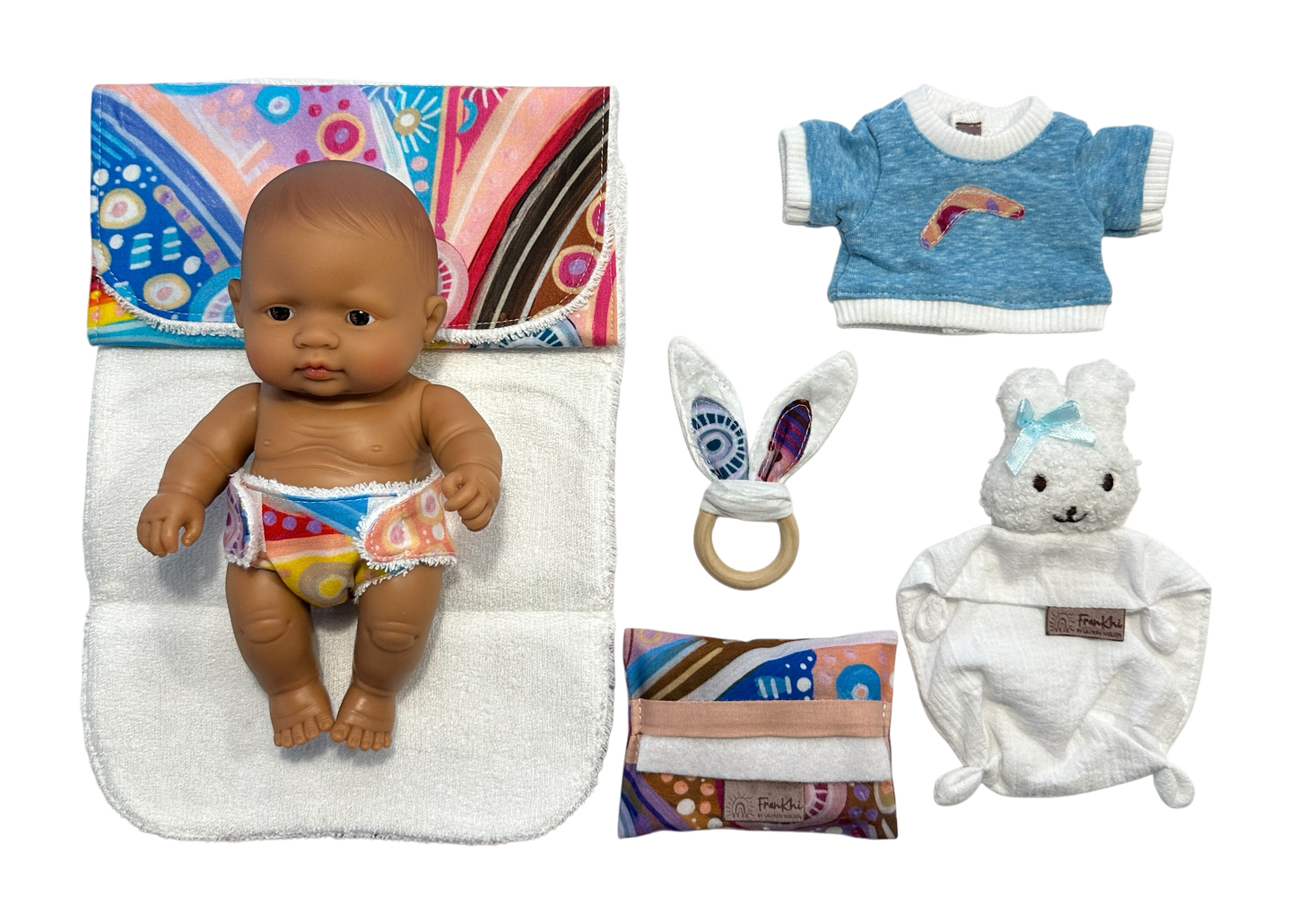 Newborn Essentials Set - 21cm Miniland Doll