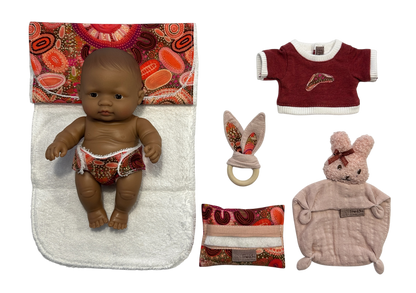 Newborn Essentials Set - 21cm Miniland Doll