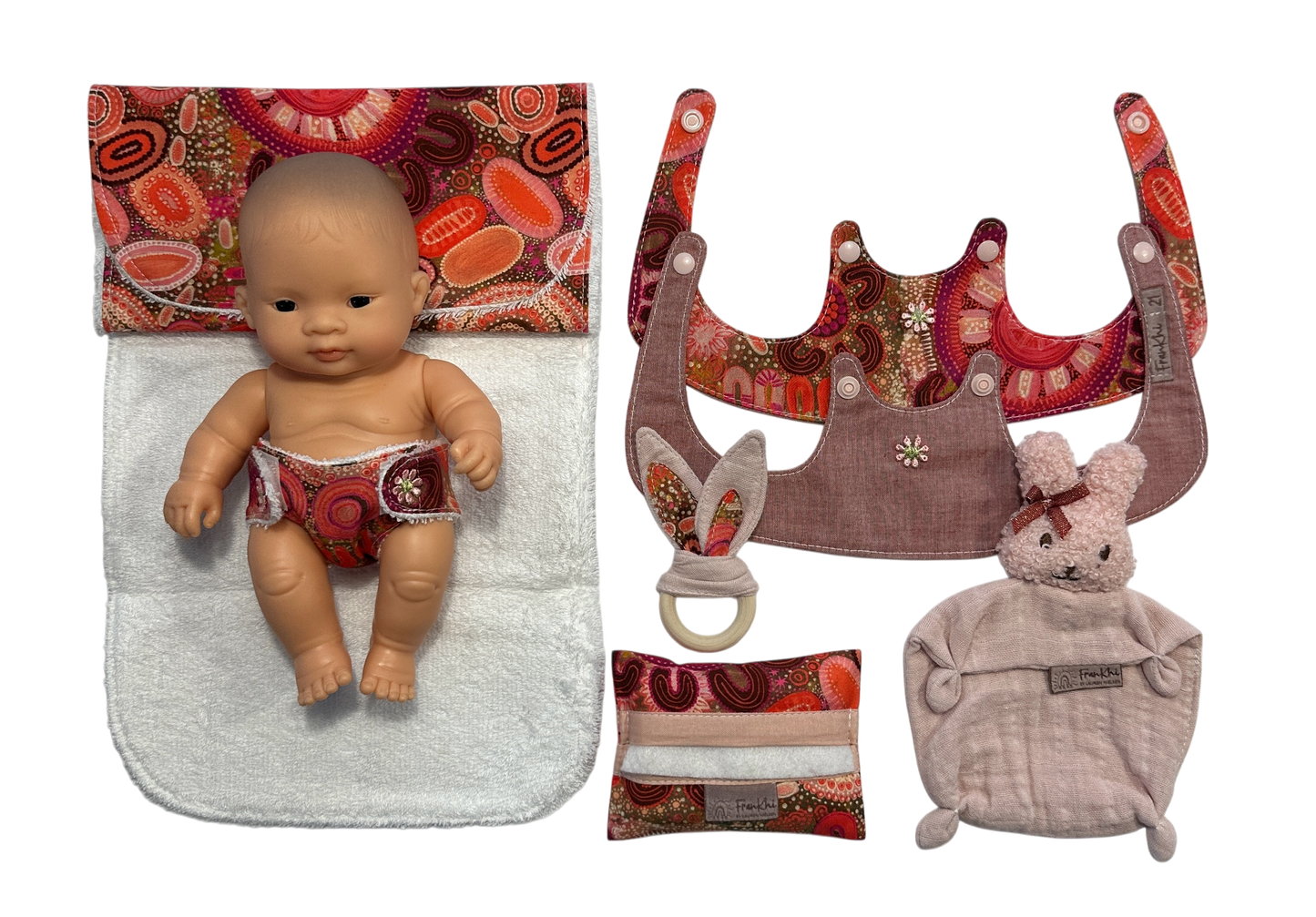 Newborn Essentials Set - 21cm Miniland Doll