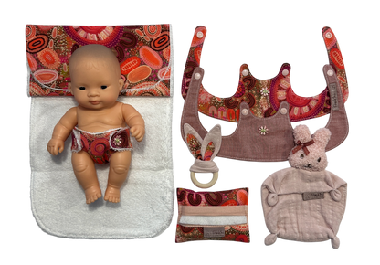 Newborn Essentials Set - 21cm Miniland Doll